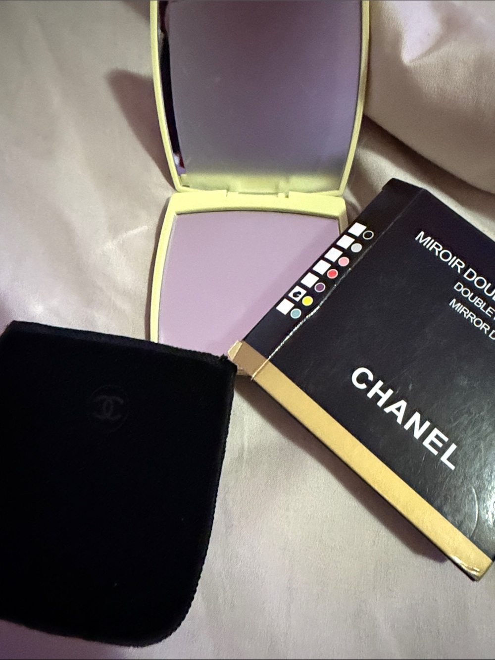 Chanel Compact Mirror in Pale Green